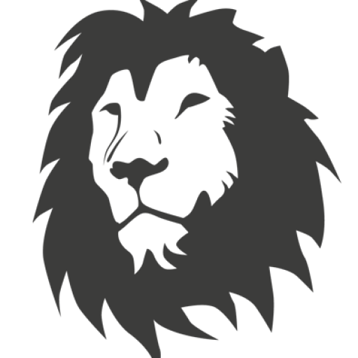Leoförlagets lejon logga